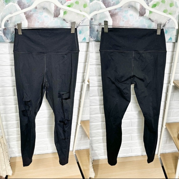 Pink Lily Counting The Hours Black Cut Out Leggings - Picture 2 of 3